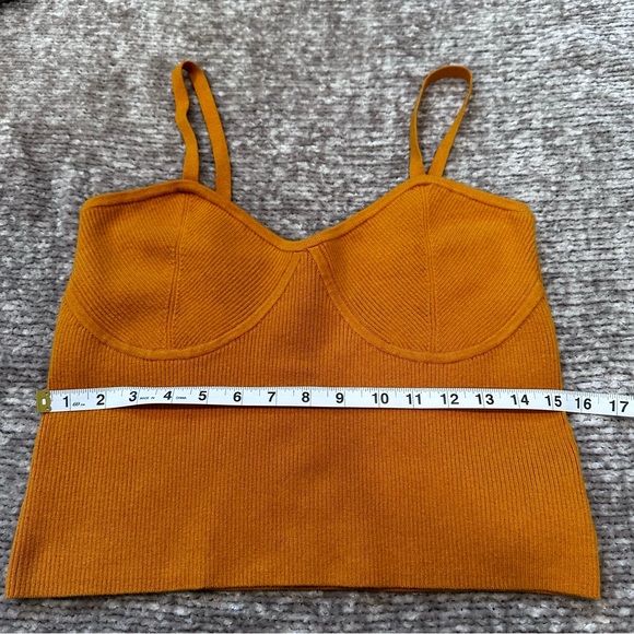 Madewell Corset-Detail Crop Sweater Tank NWT - Picture 7 of 7